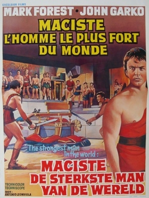 Maciste, l&#039;uomo più forte del mondo Metal Framed Poster