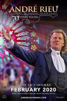 André Rieu: 70 Years Young Wooden Framed Poster
