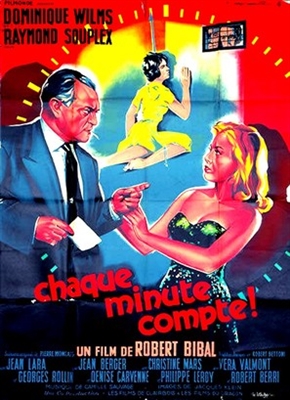Chaque minute compte Wooden Framed Poster