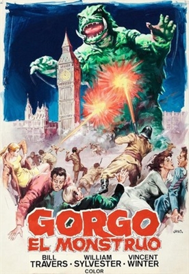 British  Movie  Poster 1961 1960's Sci-Fi GORGO 