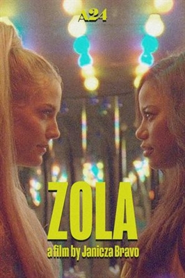 Zola Wooden Framed Poster