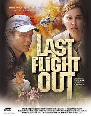 Last Flight Out Metal Framed Poster