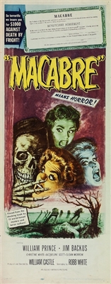 Macabre Poster with Hanger