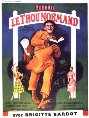 Le trou normand Canvas Poster