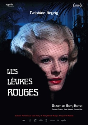 Les lèvres rouges Poster with Hanger