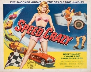 Speed Crazy Metal Framed Poster