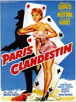 Paris clandestin Metal Framed Poster