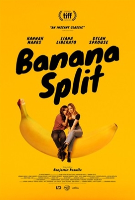 Banana Split Wooden Framed Poster