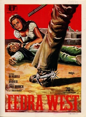 Fedra West Canvas Poster