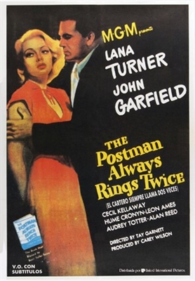 The Postman Always Rings Twice Wooden Framed Poster