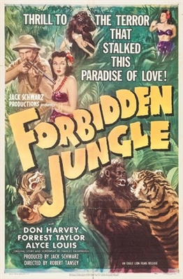 Forbidden Jungle Metal Framed Poster