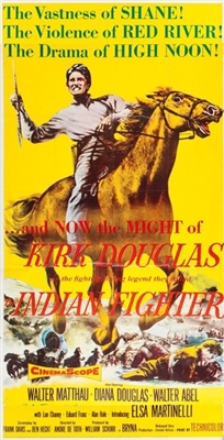 The Indian Fighter Wood Print