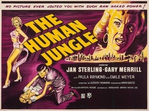 The Human Jungle Wooden Framed Poster