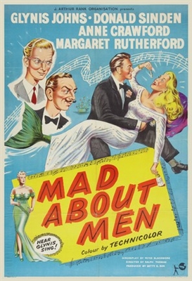 Mad About Men Poster with Hanger