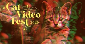 CatVideoFest 2020 pillow
