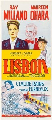 Lisbon Wooden Framed Poster