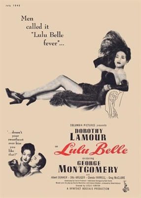 Lulu Belle Wooden Framed Poster