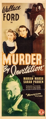 Murder by Invitation Wooden Framed Poster