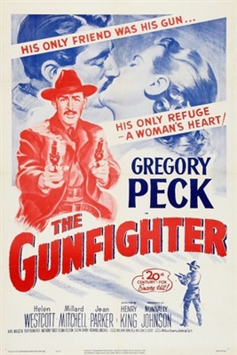 The Gunfighter Wooden Framed Poster