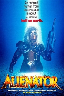 Alienator Canvas Poster