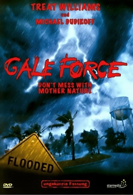 Gale Force Wooden Framed Poster