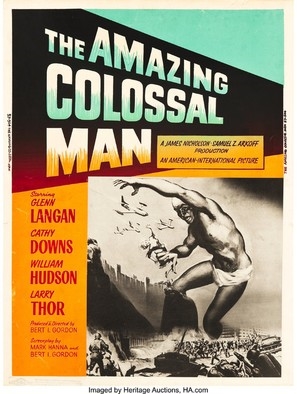 The Amazing Colossal Man pillow