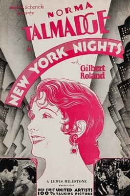 New York Nights Poster with Hanger