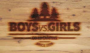 Boys vs. Girls Metal Framed Poster