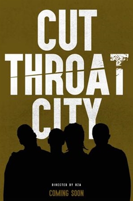 Cut Throat City Wooden Framed Poster
