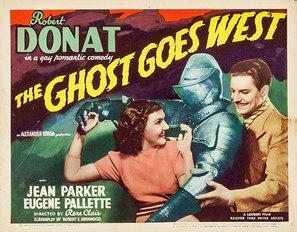 The Ghost Goes West Wooden Framed Poster