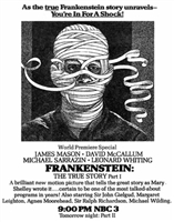 Frankenstein: The True Story kids t-shirt #1688255
