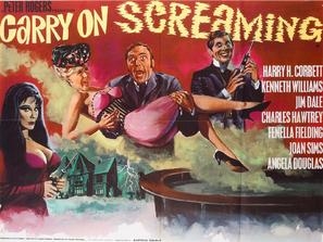 Carry on Screaming! Wooden Framed Poster