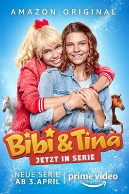 Bibi &amp; Tina Wooden Framed Poster