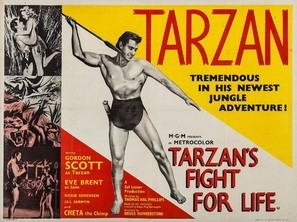 Tarzan&#039;s Fight for Life Canvas Poster