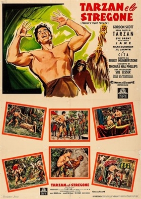 Tarzan&#039;s Fight for Life Poster with Hanger