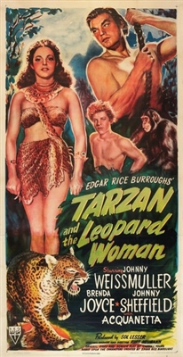 Tarzan and the Leopard Woman Metal Framed Poster