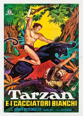 Tarzan and the Huntress Canvas Poster