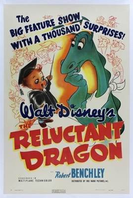 The Reluctant Dragon Wood Print