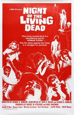 Night of the Living Dead Canvas Poster