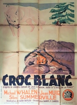 White Fang Canvas Poster