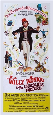 Willy Wonka &amp; the Chocolate Factory Poster with Hanger