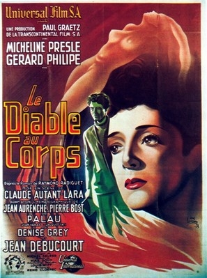 Le diable au corps Metal Framed Poster