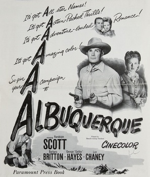 Albuquerque Poster with Hanger