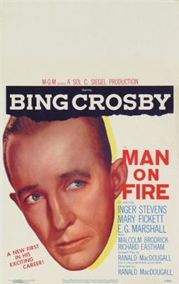 Man on Fire Metal Framed Poster