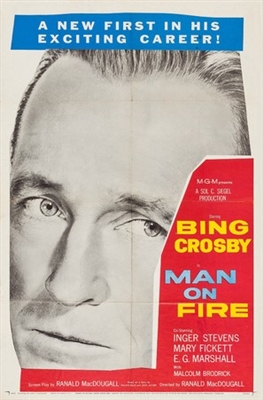 Man on Fire Metal Framed Poster