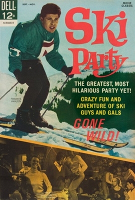 Ski Party Wooden Framed Poster