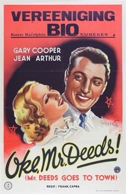 Mr. Deeds Goes to Town Wooden Framed Poster