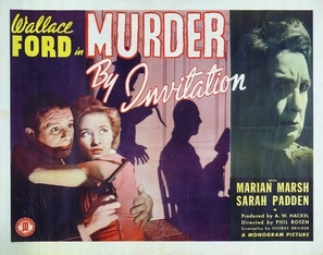 Murder by Invitation Canvas Poster