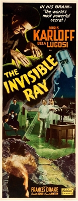 The Invisible Ray Wooden Framed Poster