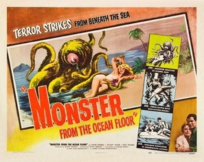 Monster from the Ocean Floor tote bag